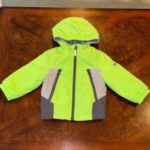 OshKosh B'gosh Neon Green and Gray Jacket